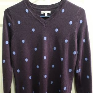 Croft and Barrow polkadot sweater